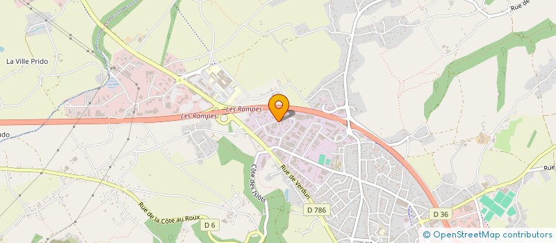 localisation de l'entreprise CARROSSERIE D'ARMOR  PLERIN