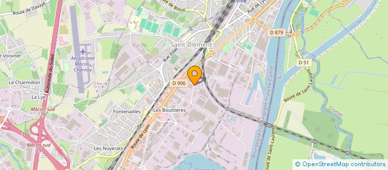 localisation de l'entreprise CARROSSERIE DARNAND à MACON