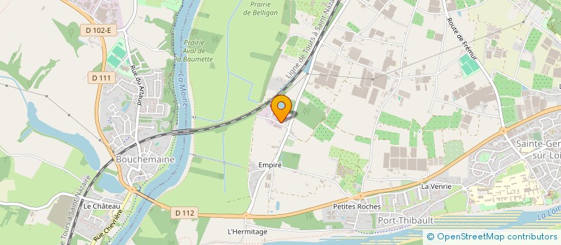 localisation de l'entreprise CARROSSERIE DE BERNAY  MOREAC