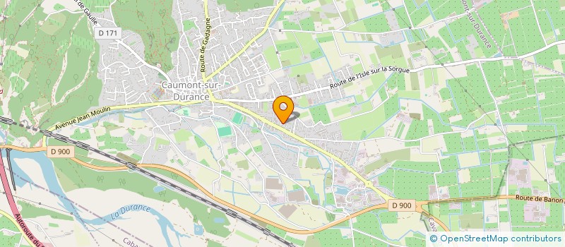 localisation de l'entreprise CARROSSERIE DE CAUMONT à CAUMONT-SUR-DURANCE