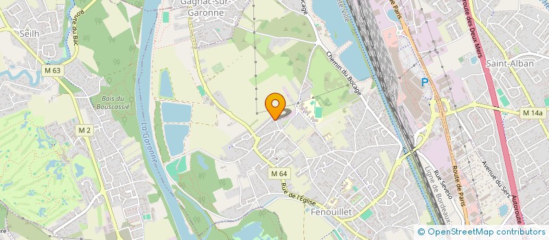 localisation de l'entreprise CARROSSERIE DE L AUTO FENOUILLET  FENOUILLET