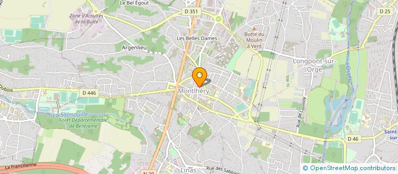 localisation de l'entreprise CARROSSERIE DE LA CHAPELLE à MONTLHERY