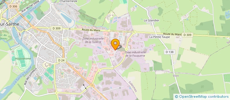 localisation de l'entreprise CARROSSERIE DE LA DENISIERE  SOLESMES