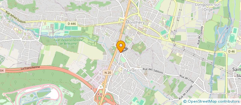 localisation de l'entreprise CARROSSERIE DE LA FONTAINE à LINAS