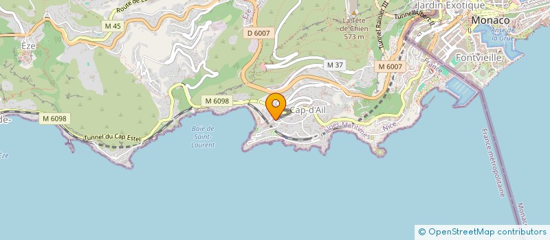 localisation de l'entreprise CARROSSERIE DE LA MALA à CAP D'AIL