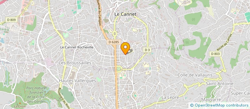 localisation de l'entreprise CARROSSERIE DE LA REPUBLIQUE à LE CANNET