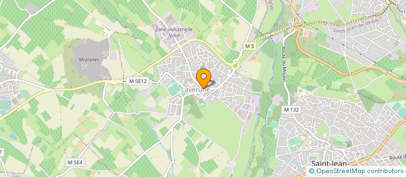 localisation de l'entreprise CARROSSERIE DE LAVERUNE  LAVERUNE