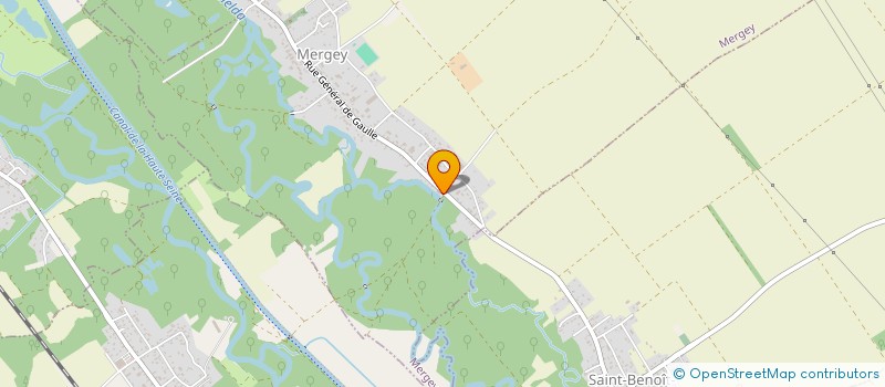 localisation de l'entreprise CARROSSERIE DE MERGEY  MERGEY