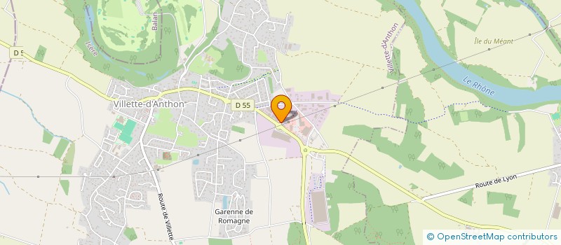 localisation de l'entreprise CARROSSERIE DE SANTIS  VILLETTE-D'ANTHON