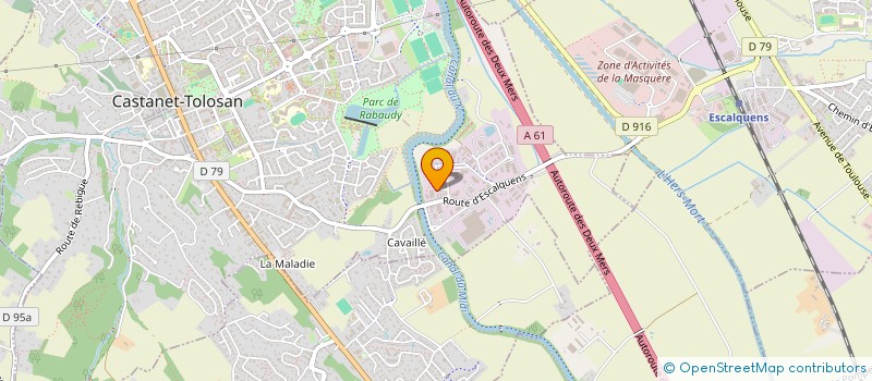 localisation de l'entreprise CARROSSERIE DE VIC  CASTANET-TOLOSAN