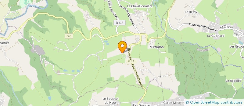 localisation de l'entreprise CARROSSERIE DEBOSSELAGE 42  SAINT-MEDARD-EN-FOREZ