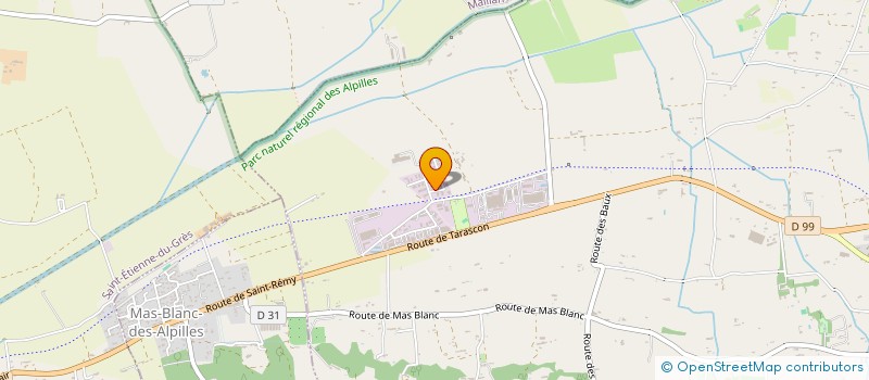 localisation de l'entreprise CARROSSERIE DES ALPILLES  SAINT-REMY-DE-PROVENCE