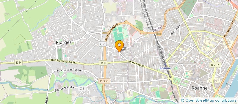 localisation de l'entreprise CARROSSERIE DES CANAUX à RIORGES