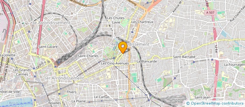 localisation de l'entreprise CARROSSERIE DES CHARTREUX à MARSEILLE
