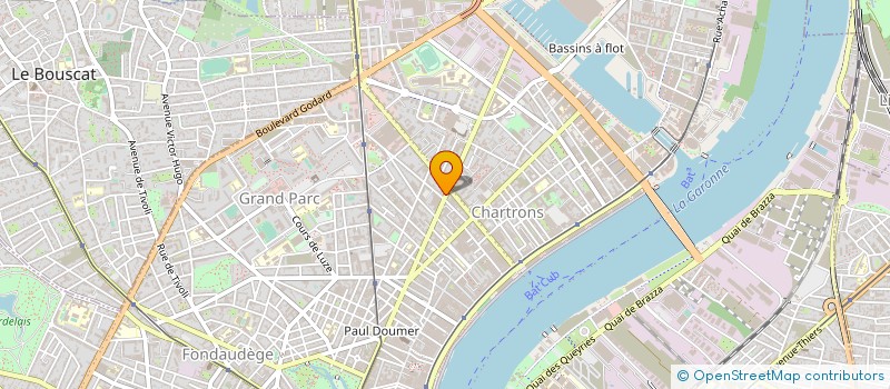 localisation de l'entreprise CARROSSERIE DES CHARTRONS à BORDEAUX
