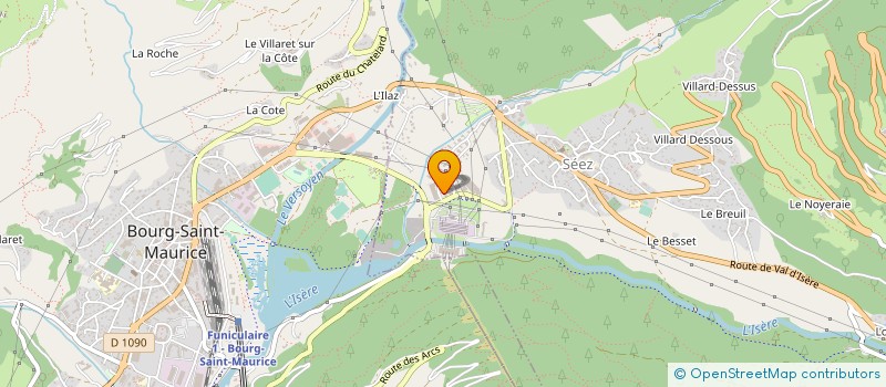 localisation de l'entreprise CARROSSERIE DES COLOMBIERES  SEEZ