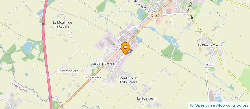 localisation de l'entreprise CARROSSERIE DES ESSARTS  ESSARTS-EN-BOCAGE