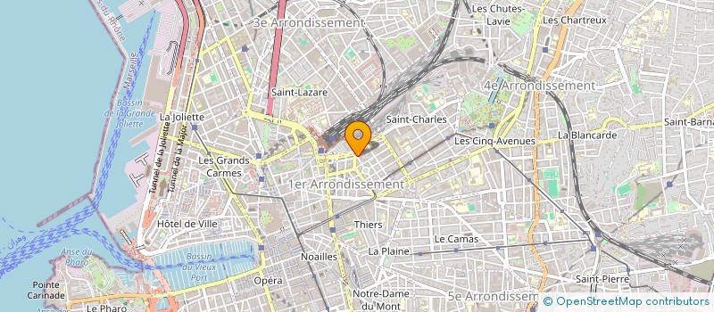 localisation de l'entreprise CARROSSERIE DES HEROS à MARSEILLE
