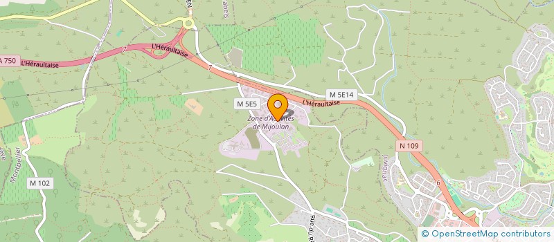 localisation de l'entreprise CARROSSERIE DES ROCHES 34  SAINT-GEORGES-D'ORQUES