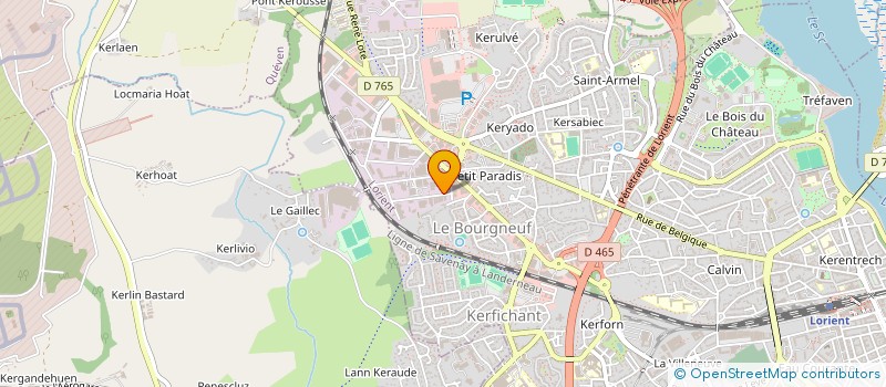 localisation de l'entreprise CARROSSERIE DESARD SA  LORIENT