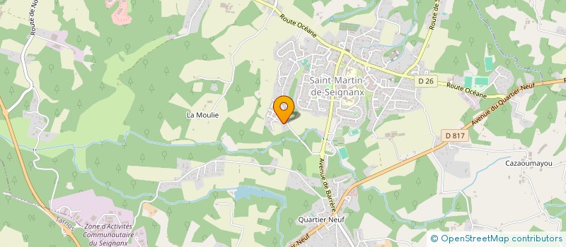 localisation de l'entreprise CARROSSERIE DESPORT à SAINT-MARTIN-DE-SEIGNANX