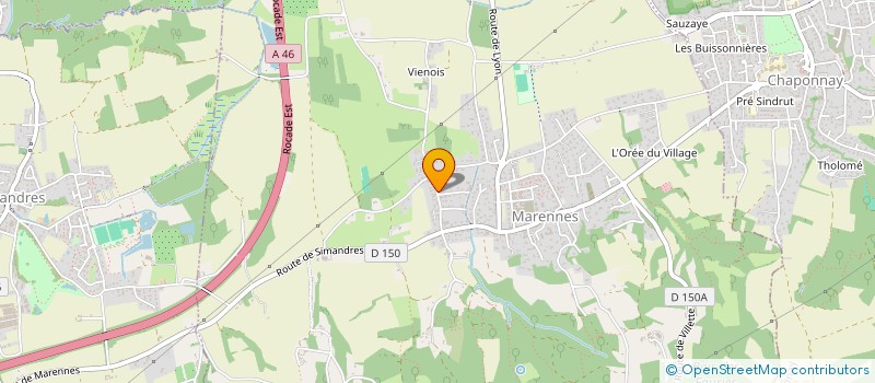 localisation de l'entreprise CARROSSERIE DESRIVAUX à CORBAS