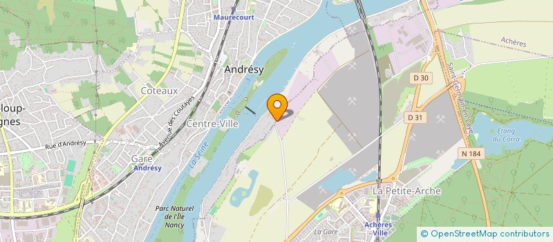 localisation de l'entreprise CARROSSERIE DIAG KAL  ACHERES