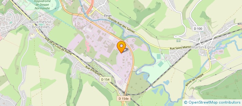 localisation de l'entreprise CARROSSERIE DIEPPOISE à ROUXMESNIL-BOUTEILLES