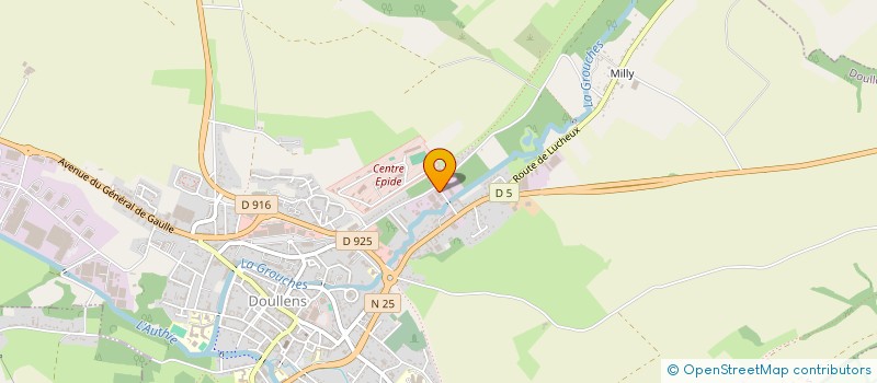 localisation de l'entreprise CARROSSERIE DOULLENNAISE à DOULLENS