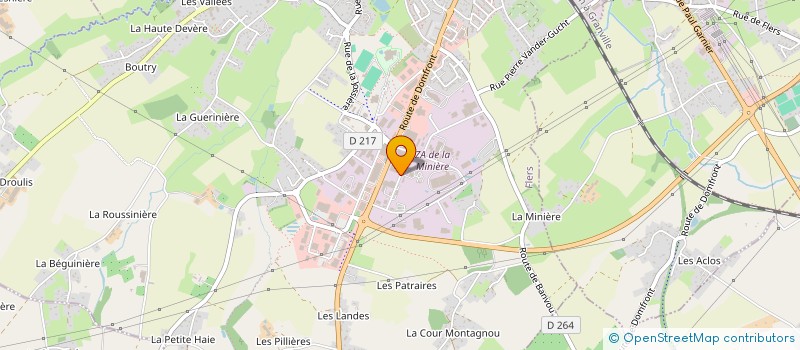 localisation de l'entreprise CARROSSERIE DU BOCAGE à FLERS