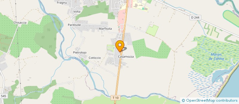 localisation de l'entreprise CARROSSERIE DU FIUMORBO à PRUNELLI-DI-FIUMORBO