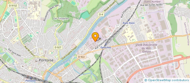 localisation de l'entreprise CARROSSERIE DU GENIE à SAINT-OUEN-L'AUMONE