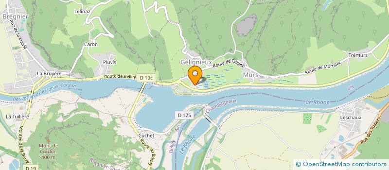 localisation de l'entreprise CARROSSERIE DU LAC  MURS-ET-GELIGNIEUX