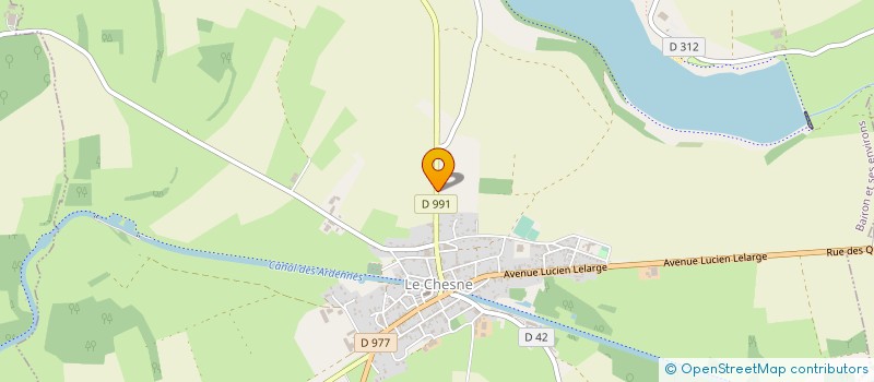 localisation de l'entreprise CARROSSERIE DU LAC à BAIRON ET SES ENVIRONS