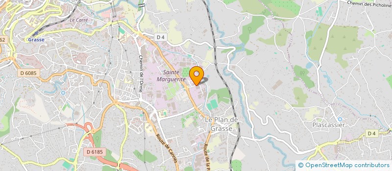 localisation de l'entreprise CARROSSERIE DU LAC  GRASSE