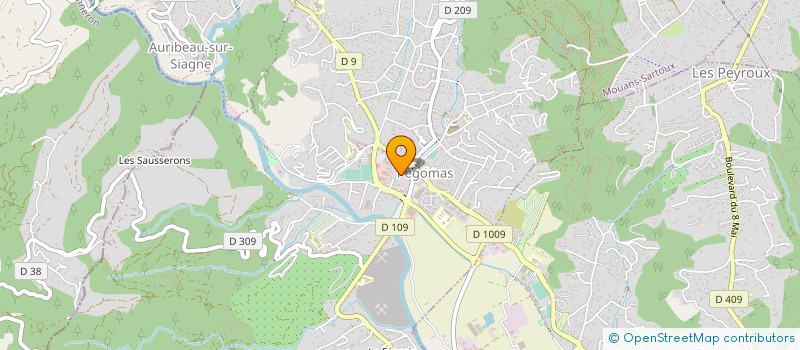 localisation de l'entreprise CARROSSERIE DU LOGIS  PEGOMAS