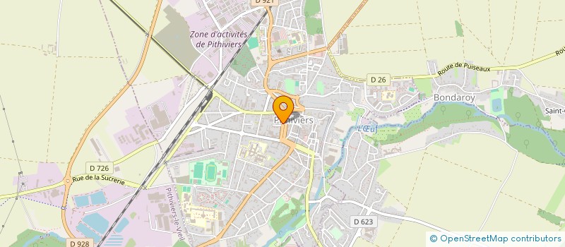 localisation de l'entreprise CARROSSERIE DU MAIL à PITHIVIERS