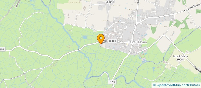 localisation de l'entreprise CARROSSERIE DU MARAIS  SAINT-GERVAIS