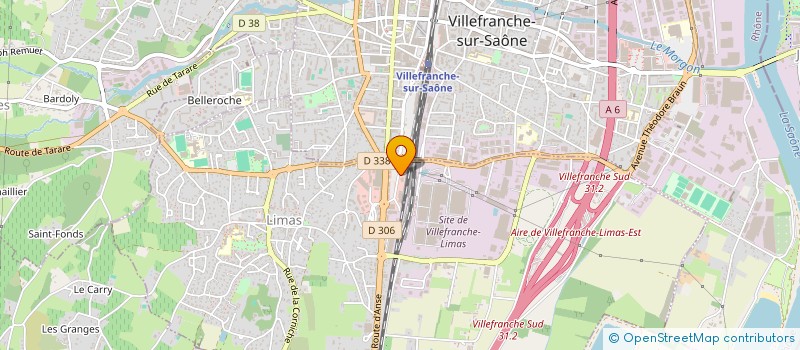 localisation de l'entreprise CARROSSERIE DU MARTELET à LIMAS