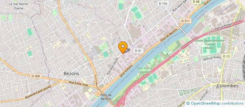 localisation de l'entreprise CARROSSERIE DU PONT DE BEZONS  BEZONS