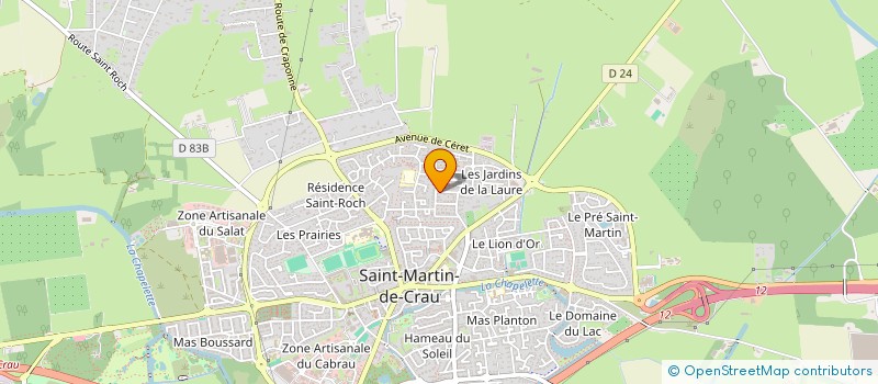 localisation de l'entreprise CARROSSERIE DU STADE à SAINT-MARTIN-DE-CRAU