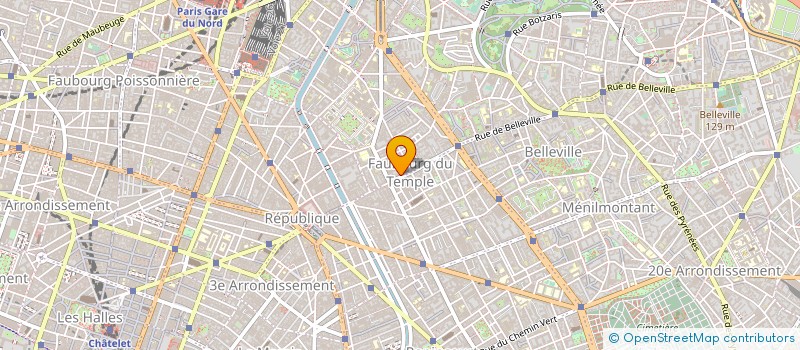 localisation de l'entreprise CARROSSERIE DU TEMPLE à PARIS 10