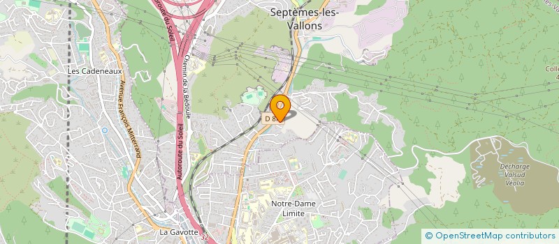 localisation de l'entreprise CARROSSERIE DU VALLON à SEPTEMES-LES-VALLONS