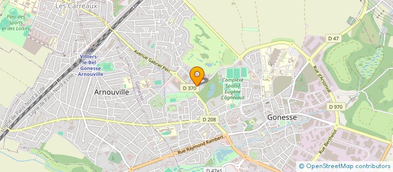 localisation de l'entreprise CARROSSERIE EDEN AUTO à GONESSE