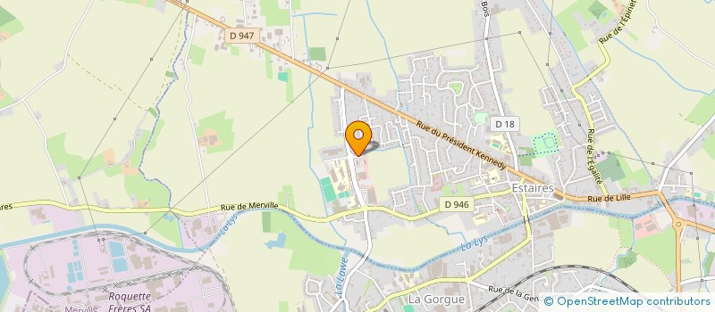 localisation de l'entreprise CARROSSERIE ELITE  ESTAIRES