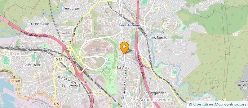 localisation de l'entreprise CARROSSERIE ELITE PERFORMANCE à MARSEILLE