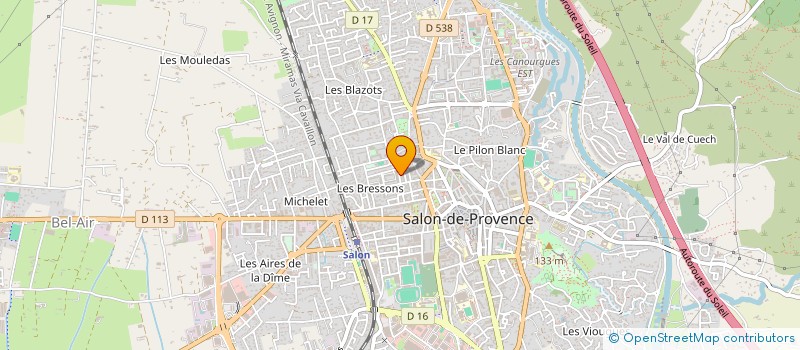 localisation de l'entreprise CARROSSERIE ESCARRAT à SALON-DE-PROVENCE