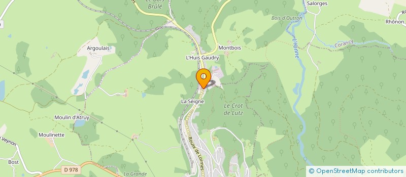 localisation de l'entreprise CARROSSERIE FCA  CHATEAU-CHINON (CAMPAGNE)