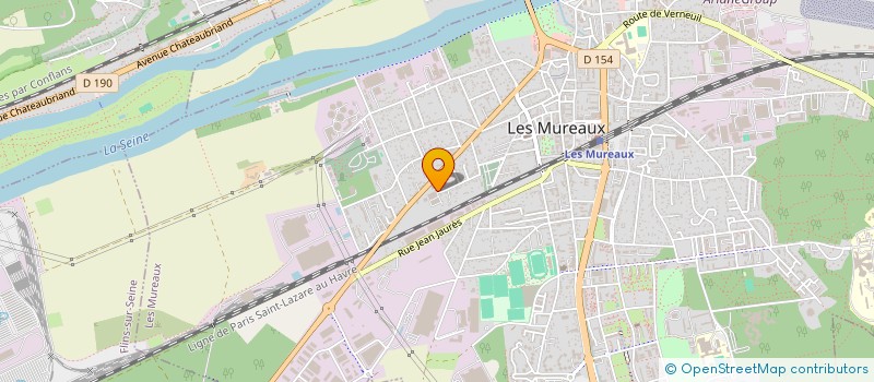 localisation de l'entreprise CARROSSERIE FONSECA à LES MUREAUX