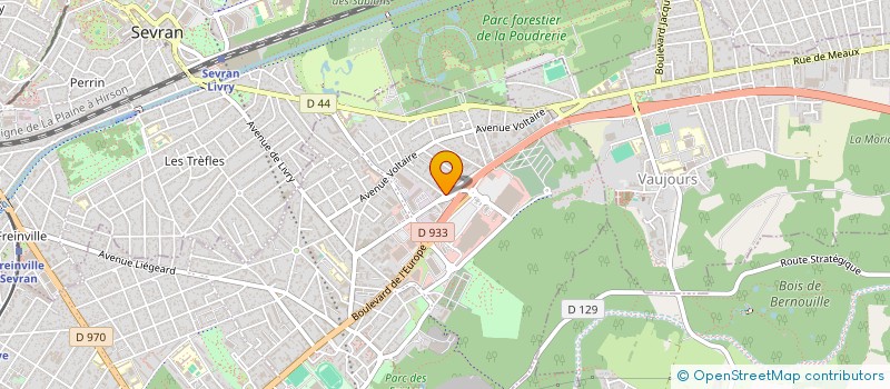 localisation de l'entreprise CARROSSERIE FRANCILIENNE à LIVRY-GARGAN